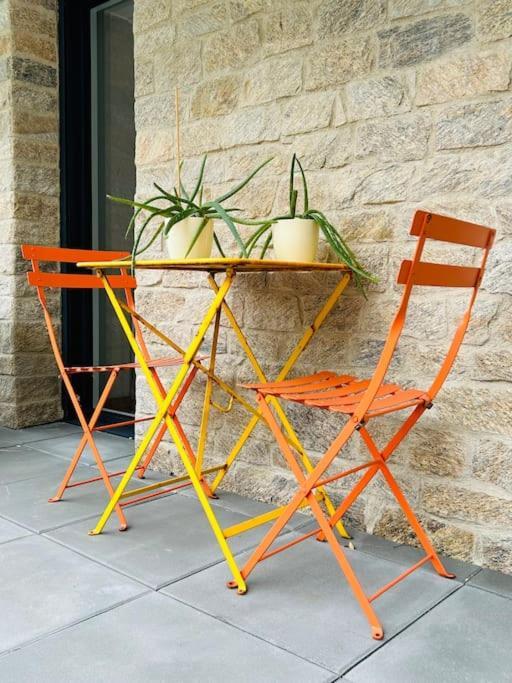 קונקרנו L'Hermine Terrasse Et Parking, 500 Plage מראה חיצוני תמונה